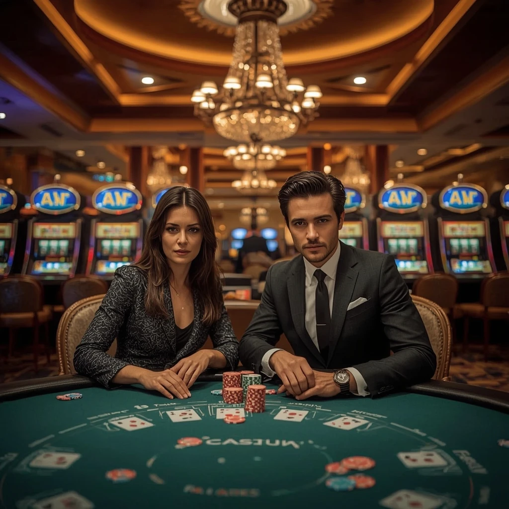 Dos jugadores de póker en TREBOLPLAY CASINO